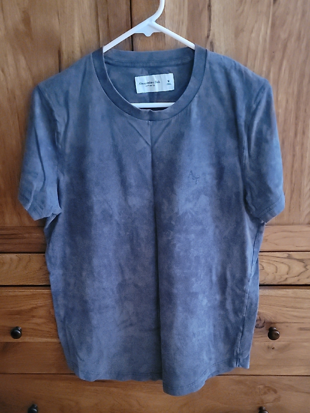 Abercrombie & Fitch Washed Slate Crewneck Tee